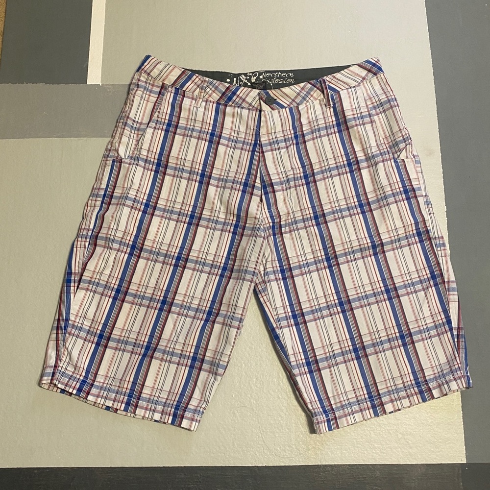 Men’s Northern Explosion Red, White & Blue Shorts